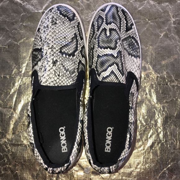 Bongo snake design slip ons sneakers - Picture 1 of 2